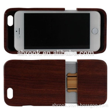 Natural handmade wooden cell phone case for iphone 6 plus